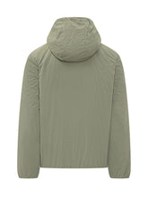 K-WAY - Hooded Jacket with Front Zip - Green - LIDIASHOPPING® - Official Website