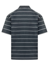 K-WAY - Short Sleeve Striped Polo Shirt - Blue - LIDIASHOPPING® - Official Website