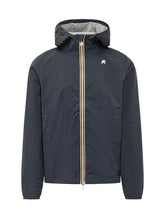 K-WAY - Stretch Hooded Jacket with Zip - Blue - LIDIASHOPPING® - Official Website