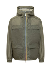 K-WAY - Hooded Jacket with patch pockets - Green - LIDIASHOPPING® - Official Website