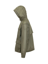 K-WAY - Hooded Jacket with patch pockets - Green - LIDIASHOPPING® - Official Website