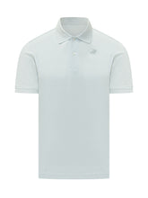 K-WAY - Amedee Piquet Polo with Logo - Blue - LIDIASHOPPING® - Official Website