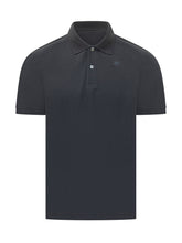 K-WAY - Polo Amedee in Piquet con Logo - Blu - LIDIASHOPPING® - Official Website