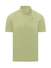 K-WAY - Amedee Piquet Polo with Logo - Green - LIDIASHOPPING® - Official Website
