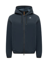 K-WAY - Hooded Jacket with front zip - Blue - LIDIASHOPPING® - Official Website