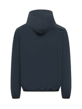 K-WAY - Hooded Jacket with front zip - Blue - LIDIASHOPPING® - Official Website