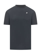 K-WAY - Odom Jersey T-Shirt with Logo - Blue - LIDIASHOPPING® - Official Website