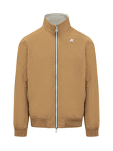 K-WAY - High Neck Jacket with front zip - Brown - LIDIASHOPPING® - Official Website