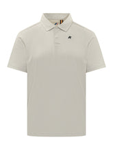 K-WAY - Short Sleeve Polo with Logo - Beige - LIDIASHOPPING® - Official Website