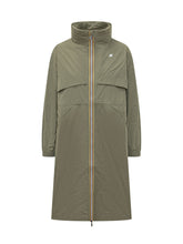 K-WAY - Cappotto Aube Memory Touch con Zip - Verde - LIDIASHOPPING® - Official Website