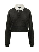 WOC - Polo Dublino con Colletto e Inserto - Nero - LIDIASHOPPING® - Official Website