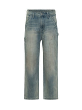 UNIVERSAL OVERALL - Jeans con Tasche Utility e Gamba Dritta - Blu - LIDIASHOPPING® - Official Website