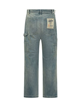 UNIVERSAL OVERALL - Jeans con Tasche Utility e Gamba Dritta - Blu - LIDIASHOPPING® - Official Website