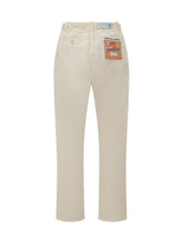 UNIVERSAL OVERALL - Pantaloni Tapered con Pinces in Cotone - Beige - LIDIASHOPPING® - Official Website