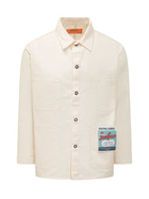 UNIVERSAL OVERALL - Bio Wash Cotton Coverall Jacket - White - LIDIASHOPPING® - Official Website