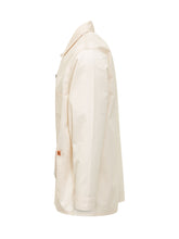 UNIVERSAL OVERALL - Bio Wash Cotton Coverall Jacket - White - LIDIASHOPPING® - Official Website