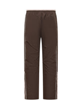 ADIDAS ORIGINALS - Track Pants with Side Stripes and Elastic Waist - Brown - LIDIASHOPPING® - Official Website