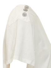 BA&SH - T-shirt with Shoulder Detail - White - LIDIASHOPPING® - Official Website