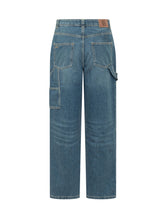 BA&SH - Moyce Straight Leg Jeans with Pockets - Blue | Lidia Shopping ® | Official Website