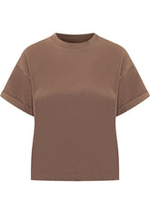 BA&SH - T-shirt Rosie a Maniche Corte - Marrone - LIDIASHOPPING® - Official Website