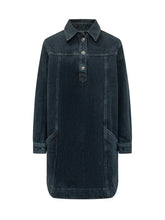 BA&SH - Abito Tona in Denim con Colletto - Blu | Lidia Shopping ® | Official Website