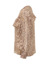 BA&SH - Camicia Tunella con Balze e Stampa Paisley - Beige - LIDIASHOPPING® - Official Website