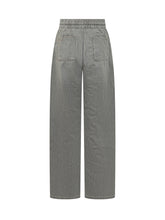 BA&SH - Pantaloni Yima in Denim a Gamba Larga - Grigio | Lidia Shopping ® | Official Website