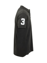 POLO RALPH LAUREN - Short Sleeve Polo Shirt with Logo - Black - LIDIASHOPPING® - Official Website