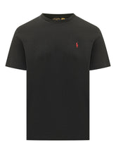 POLO RALPH LAUREN - Short Sleeve Jersey T-Shirt - Black - LIDIASHOPPING® - Official Website