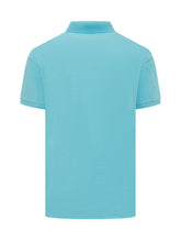 POLO RALPH LAUREN - Polo a Maniche Corte con Logo - Blu - LIDIASHOPPING® - Official Website