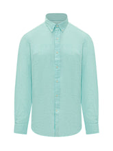 POLO RALPH LAUREN - Button Down Collar Shirt - Blue - LIDIASHOPPING® - Official Website