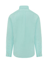 POLO RALPH LAUREN - Button Down Collar Shirt - Blue - LIDIASHOPPING® - Official Website
