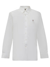 POLO RALPH LAUREN - Cotton Shirt with Button-Down Collar - - LIDIASHOPPING® - Official Website