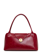 VERSACE - Medium Shoulder Bag with Flap Closure - Red - LIDIASHOPPING® - Official Website