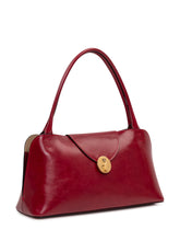 VERSACE - Medium Shoulder Bag with Flap Closure - Red - LIDIASHOPPING® - Official Website