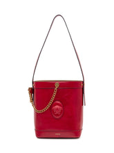 VERSACE - Bucket Bag with Chain and Single Handle - Red - LIDIASHOPPING® - Official Website
