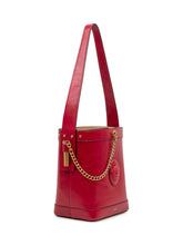 VERSACE - Bucket Bag with Chain and Single Handle - Red - LIDIASHOPPING® - Official Website
