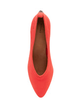 VERSACE - Pump with Pointed Toe and Mid Heel - Red - LIDIASHOPPING® - Official Website