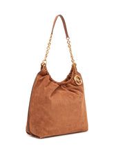 MICHAEL MICHAEL KORS - Shoulder Bag with Chain and Drawstring - Brown - LIDIASHOPPING® - Official Website