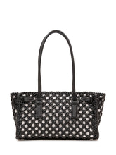 MICHAEL MICHAEL KORS - Woven Tote Bag with Double Handles - Black - LIDIASHOPPING® - Official Website