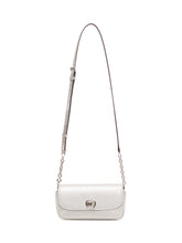 MICHAEL MICHAEL KORS - Flap Shoulder Bag with Chain - Silver - LIDIASHOPPING® - Official Website