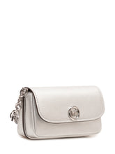 MICHAEL MICHAEL KORS - Flap Shoulder Bag with Chain - Silver - LIDIASHOPPING® - Official Website
