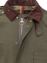 BARBOUR X PAUL SMITH - Cotton Hooded Parka with Corduroy Collar - Green - LIDIASHOPPING® - Official Website