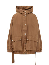 OOF - NYKY - Parka in Cotone Cerato con Cappuccio - Marrone - LIDIASHOPPING® - Official Website
