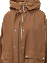 OOF - NYKY - Parka in Cotone Cerato con Cappuccio - Marrone - LIDIASHOPPING® - Official Website