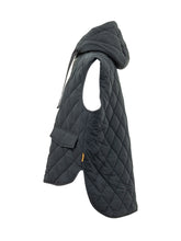 OOF - NYKY - Hooded Puffer Vest - Blue - LIDIASHOPPING® - Official Website