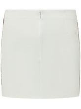 DES PHEMMES - Micro Skirt with Mirror Embellishments - White - LIDIASHOPPING® - Official Website