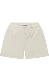 DES PHEMMES - Boxer Shorts with Elasticated Waist - White - LIDIASHOPPING® - Official Website