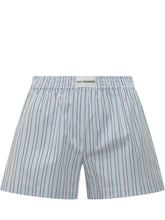 DES PHEMMES - Striped Boxer Shorts with Elastic Waist - Blue - LIDIASHOPPING® - Official Website