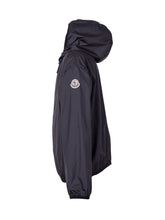 MONCLER KIDS - Lightweight Hooded Jacket - Black - LIDIASHOPPING® - Official Website